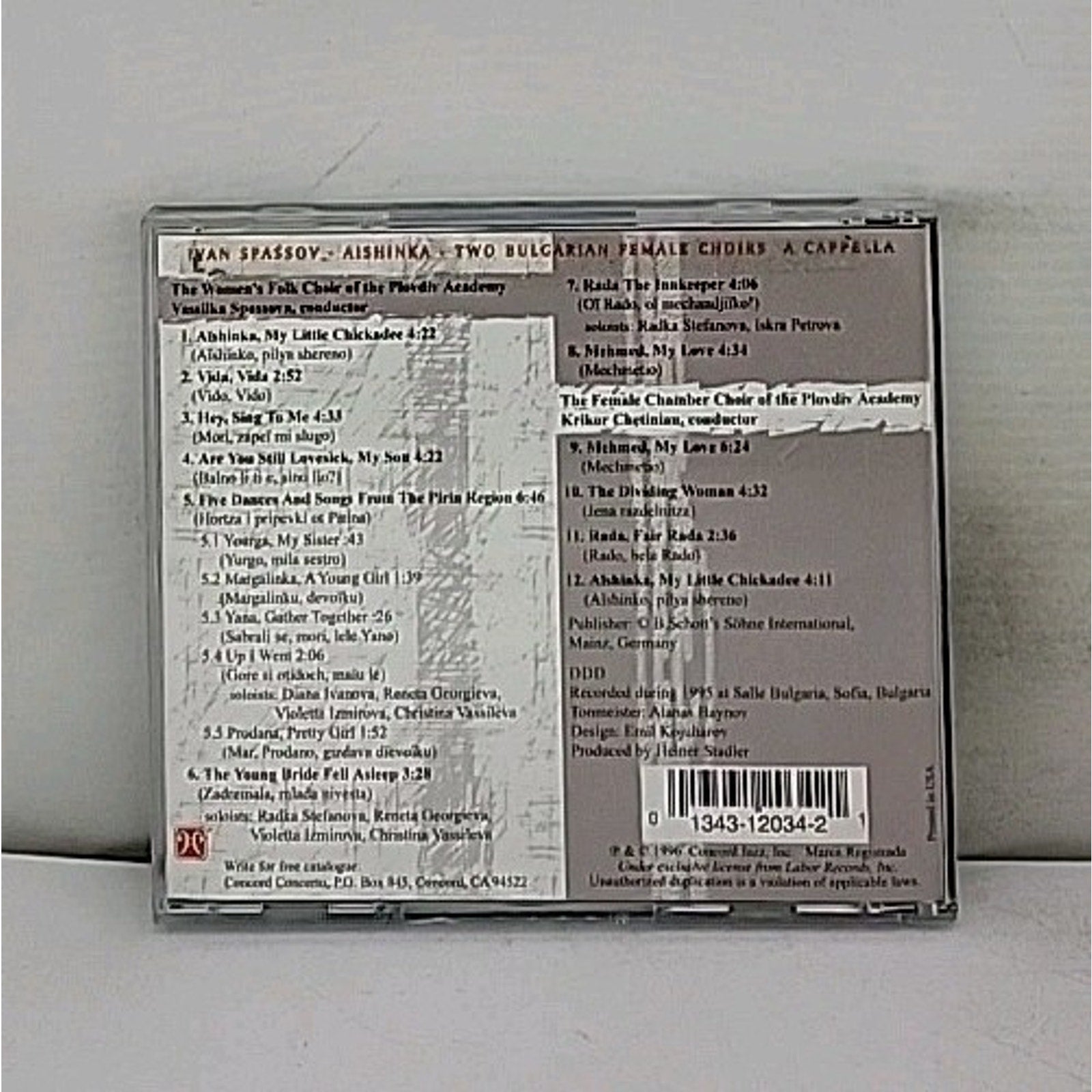 Ivan Spassov: Aishinka by Ivan Spassov (CD, 1996, Concord Concerto)