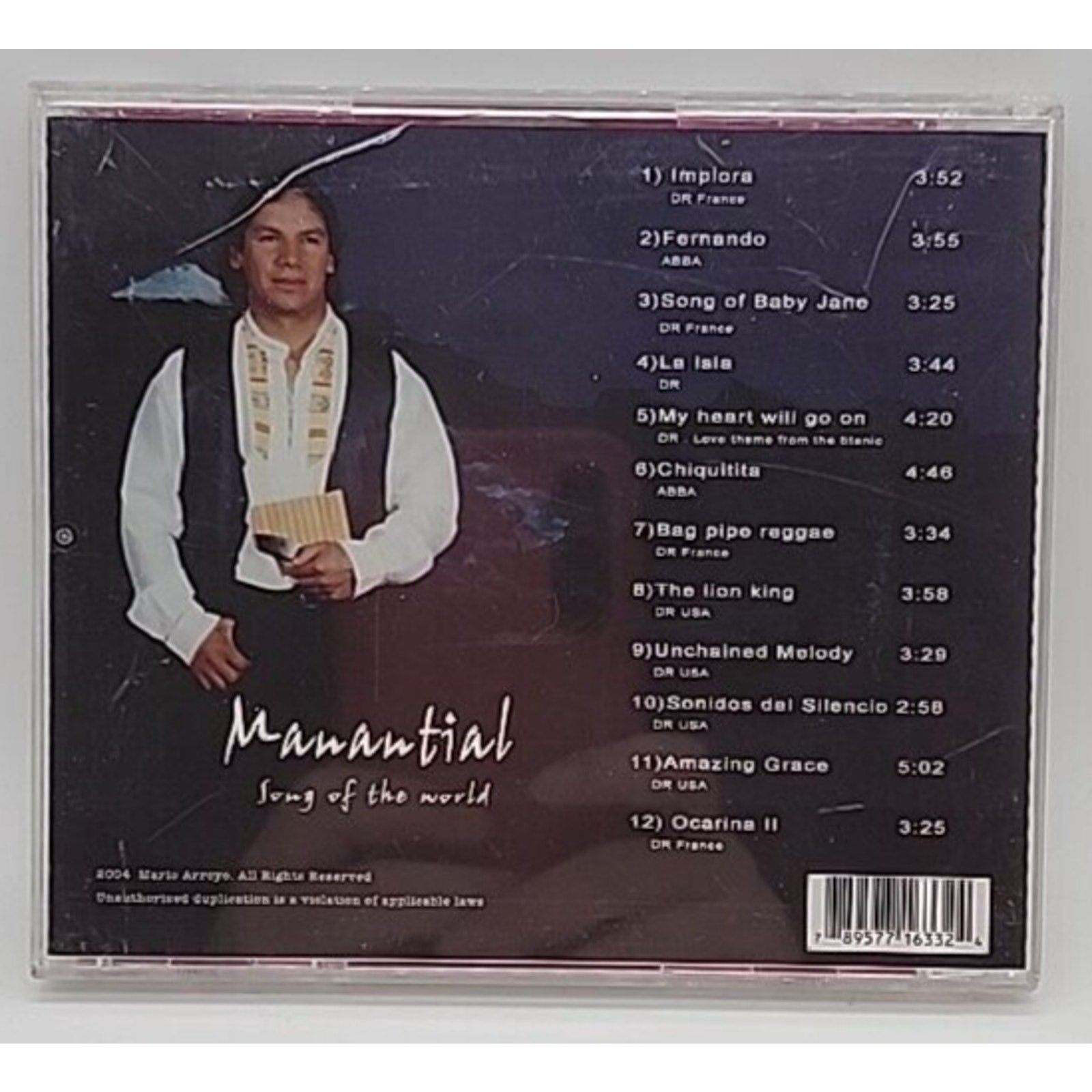 Song of the World - Mario Arroyo (CD)