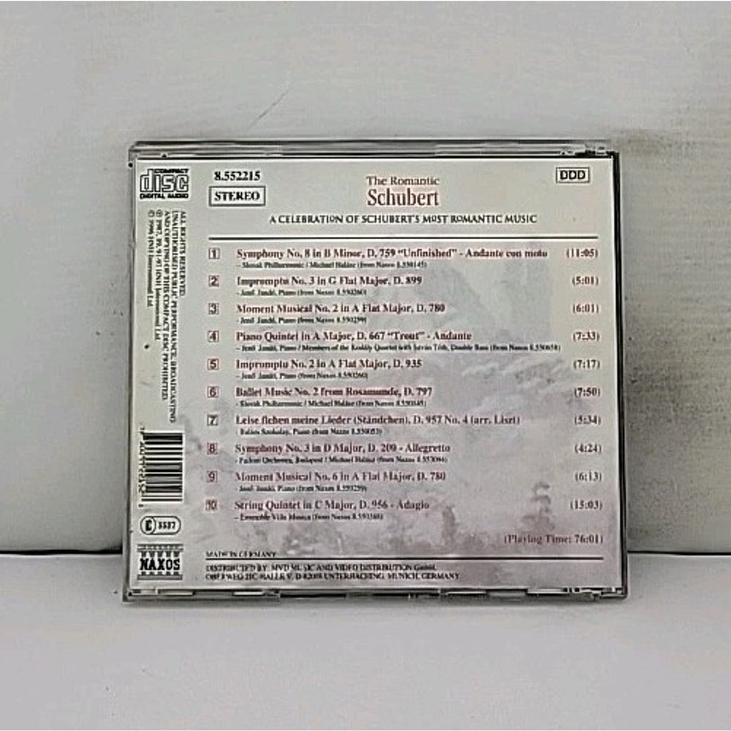 Various Artists Romantic Schubert CD