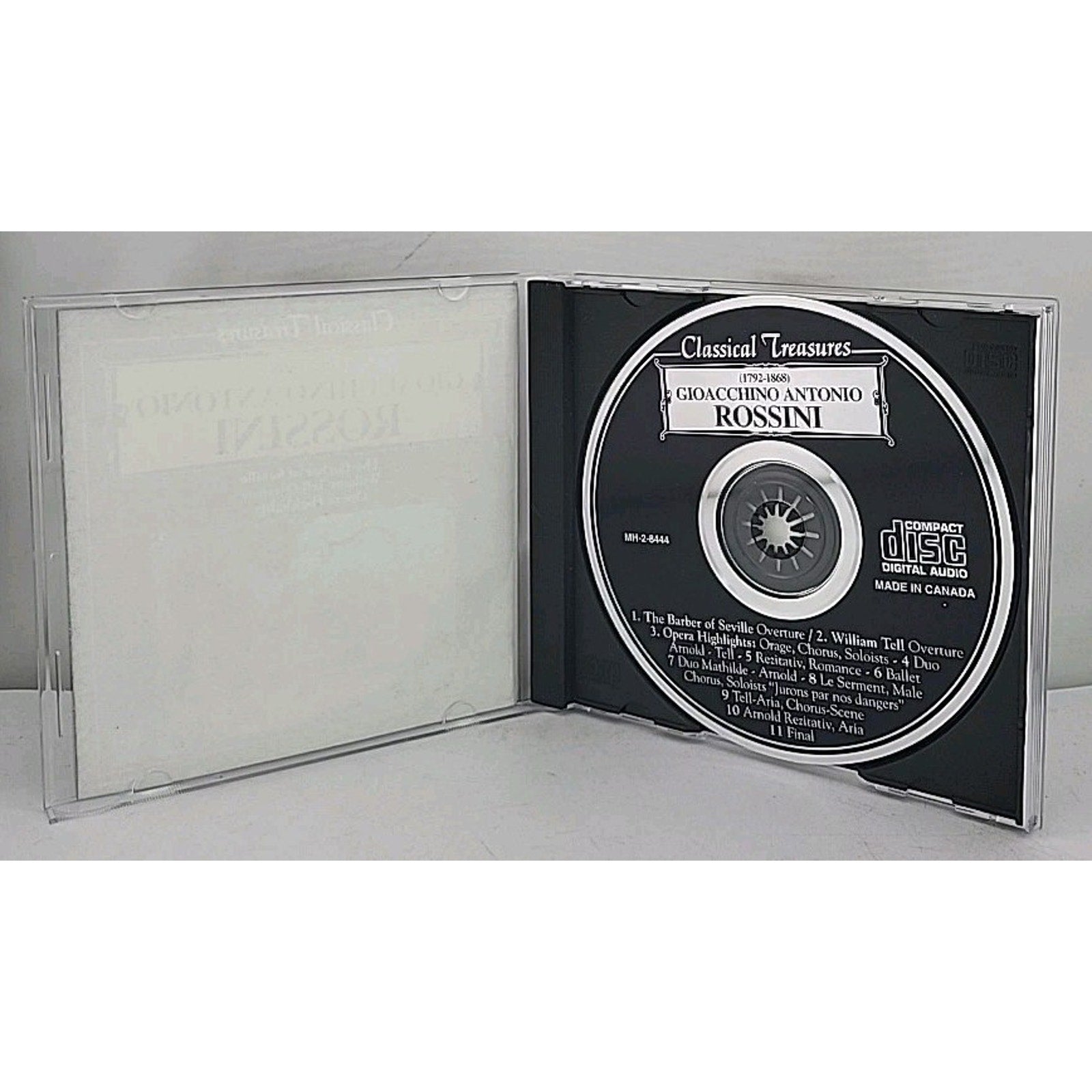 Classical Treasures Gioacchino Antonio Rossini Opera Highlights CD