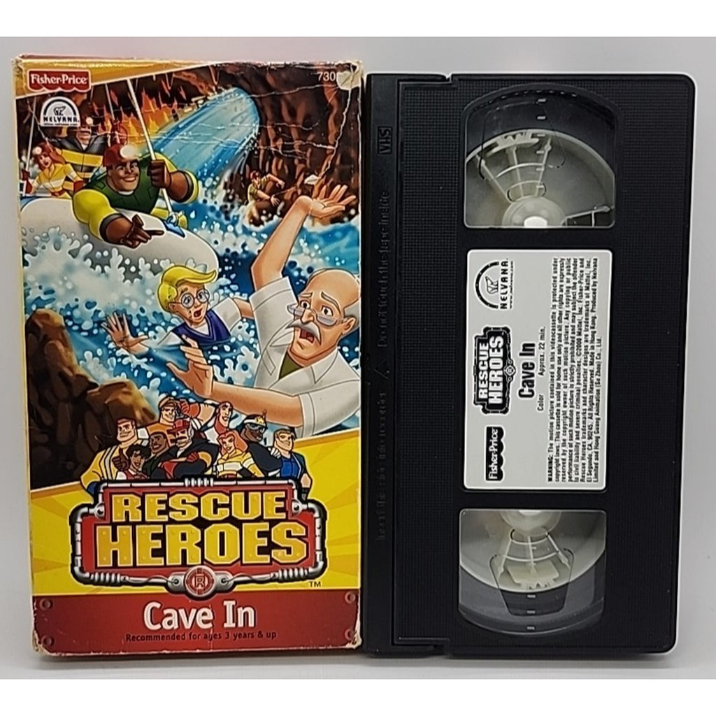 Rescue Heroes' Cave In - Fisher Price (VHS)