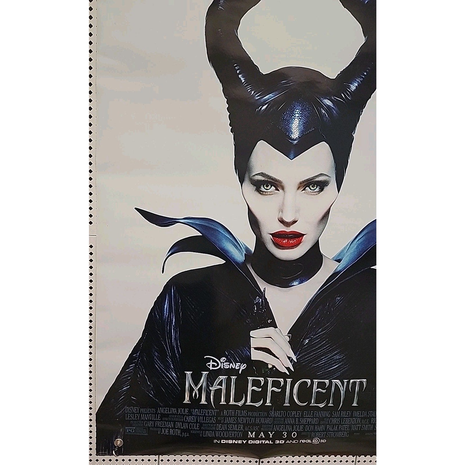 Disneys "Maleficent" Original Movie Poster 27x40in (2014) Double Sided Jolie