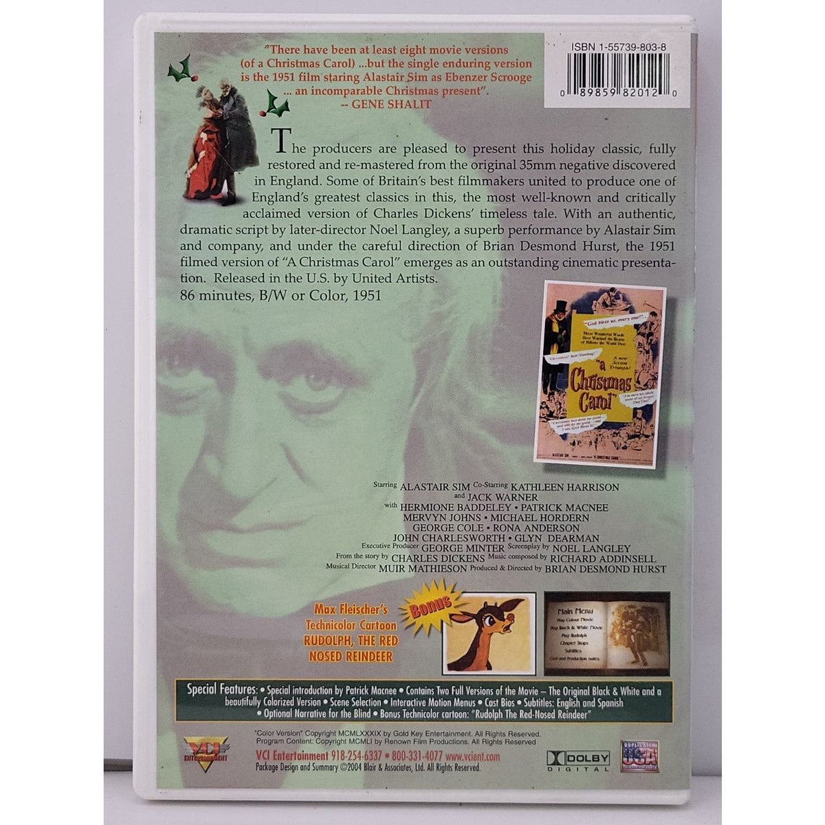 Christmas Carol (1951) (DVD, 1951)