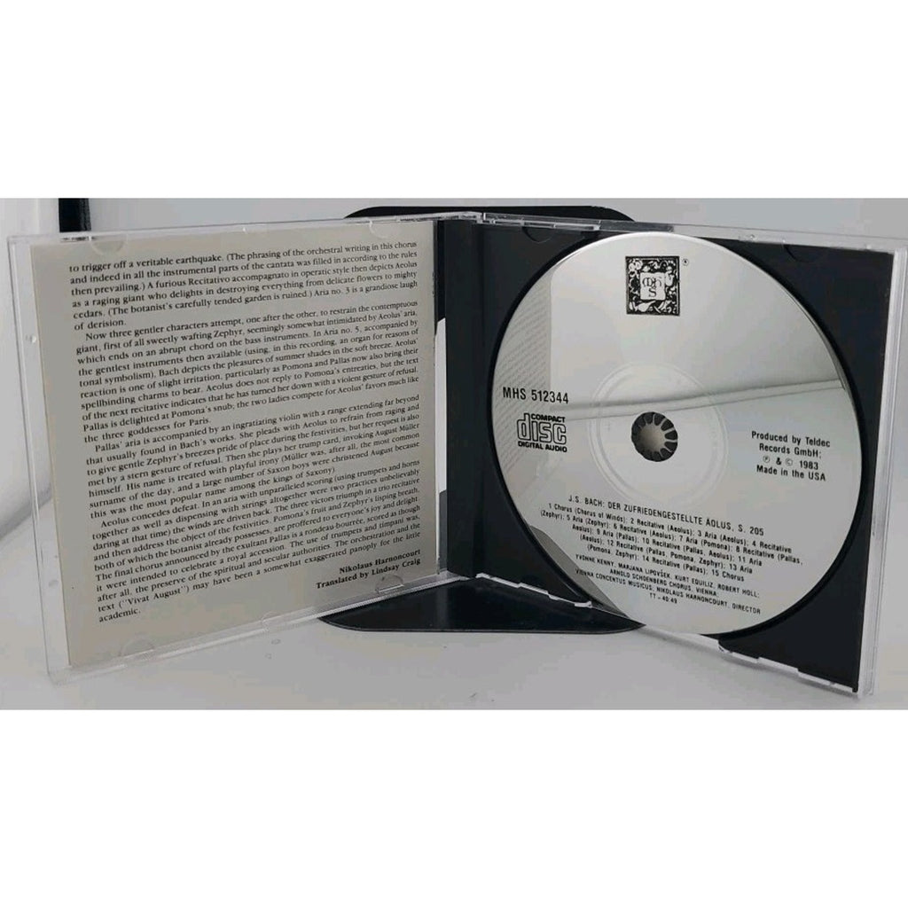 J.S. Bach - Der Zufriedengestellte Aolus, S. 205 CD