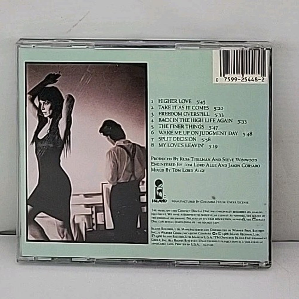 Back in the High Life by Winwood, Steve (CD, 1990)
