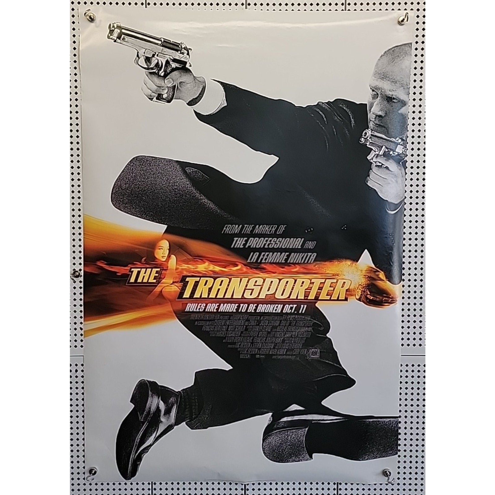 The Transporter (2002) Original Movie Poster - Rolled 27x40