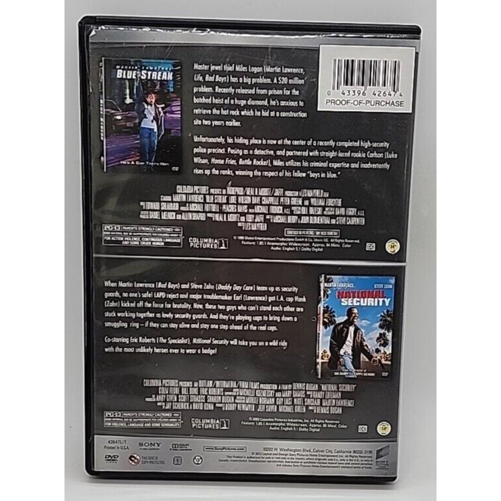 Bluestreak / National Security (DVD)