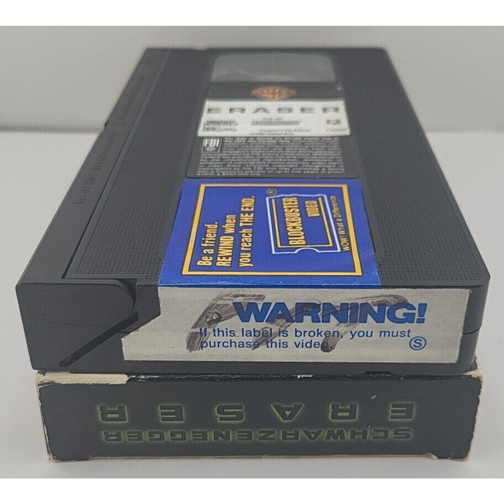Eraser / Movie (VHS, 1996) *Acceptable*