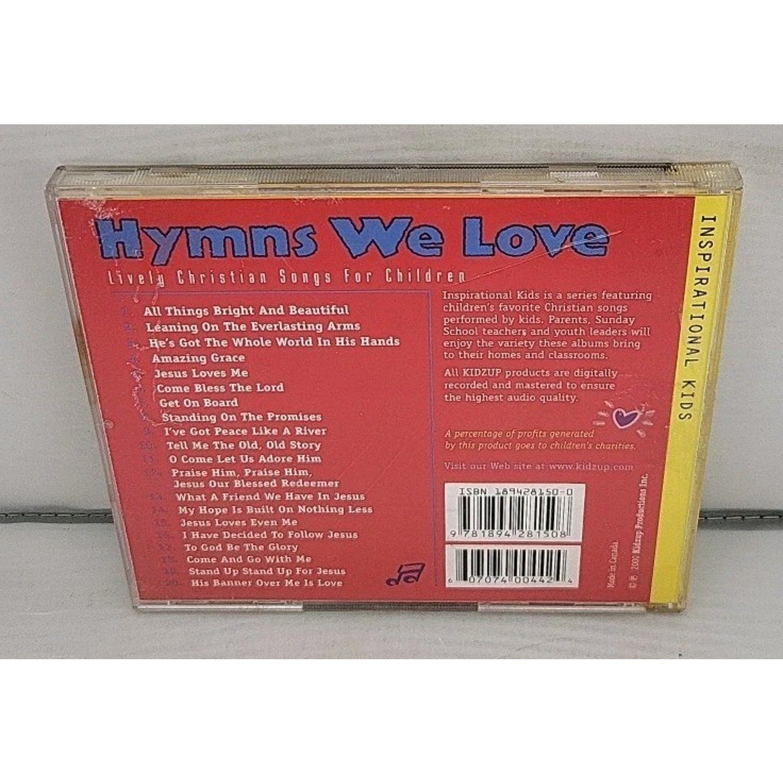 Kidzup Ser.: Hymns We Love O/P (2000, CD)