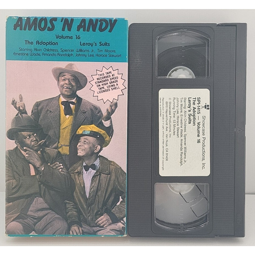 Amos n Andy Volume 16 The Adoption, Leroy's Suits VHS Tape