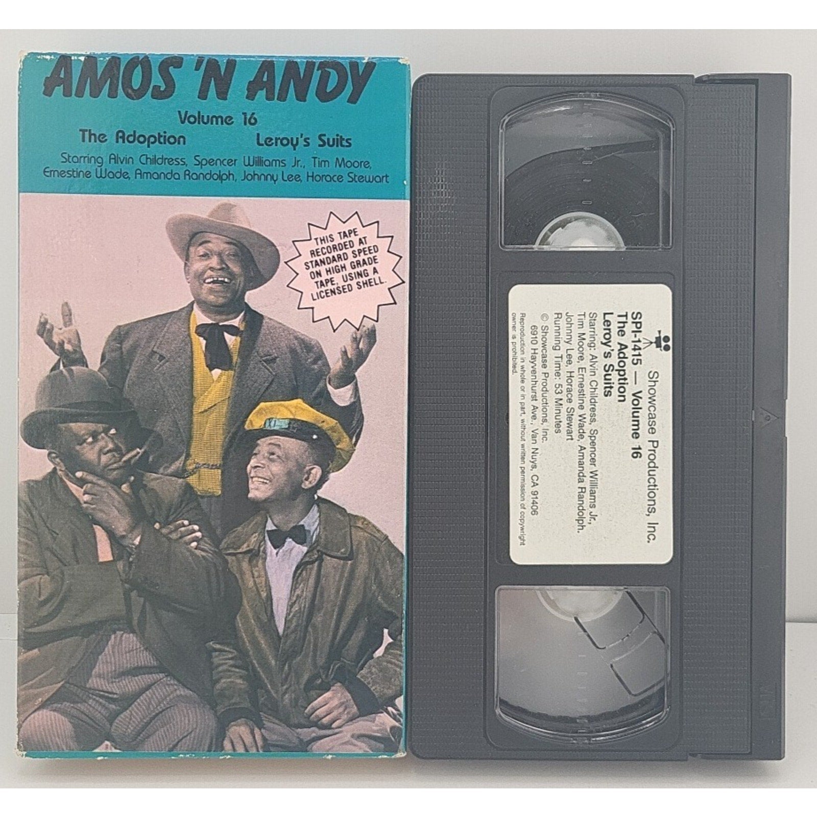 Amos n Andy Volume 16 The Adoption, Leroy's Suits VHS Tape
