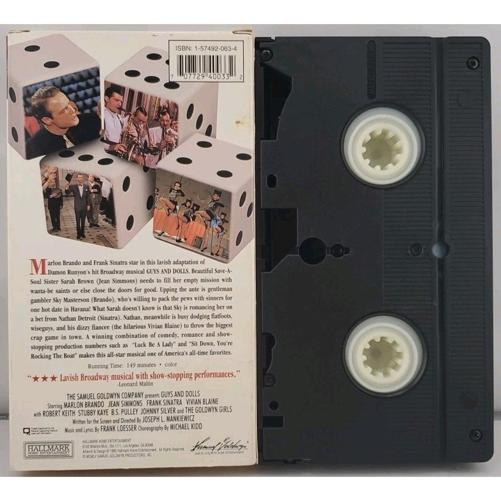Guys and Dolls (VHS, 1995)
