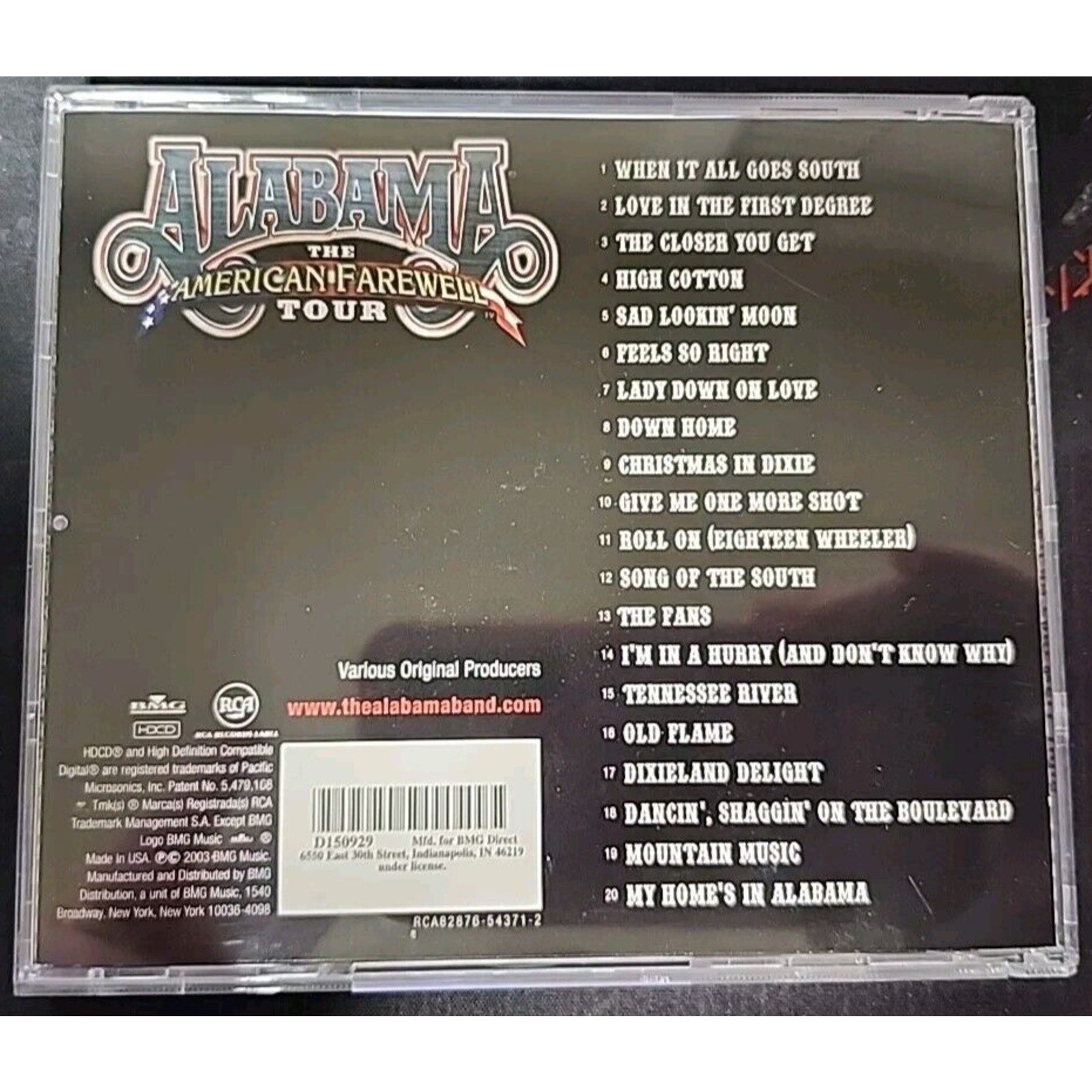 Alabama The American Farewell Tour (CD)