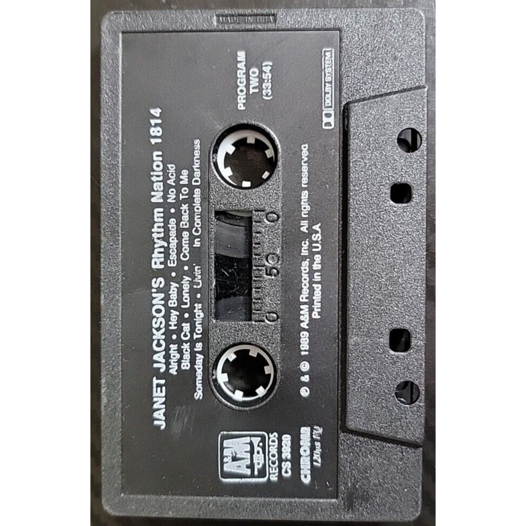 Rhythm Nation 1814 by Janet Jackson (Cassette, Aug-1989, A&M Records)