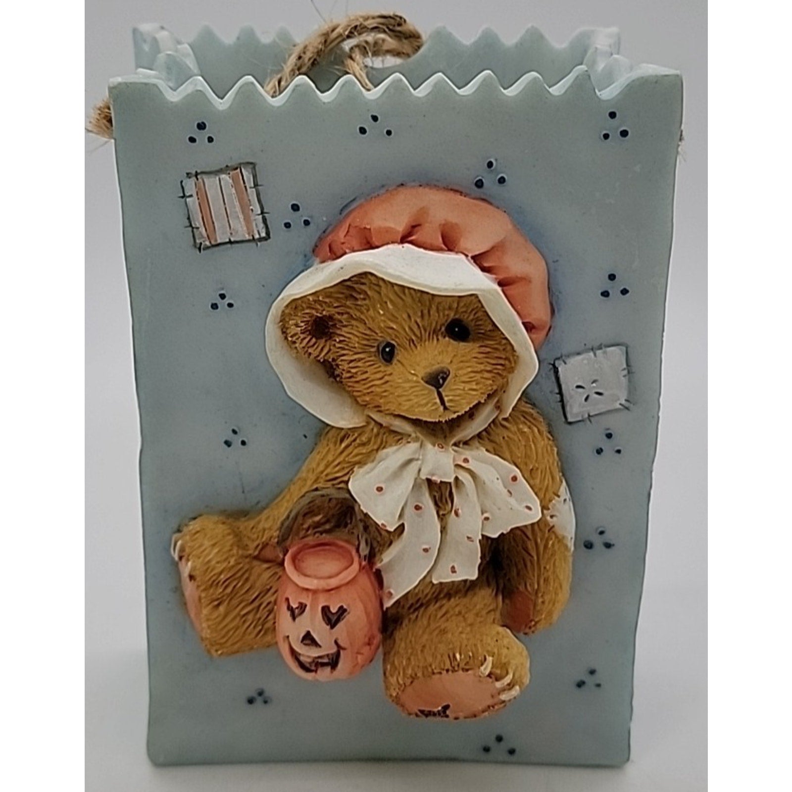 1995 Enesco Cherished Teddies "You're A Sweet Treat" Halloween Candy Bag 141879