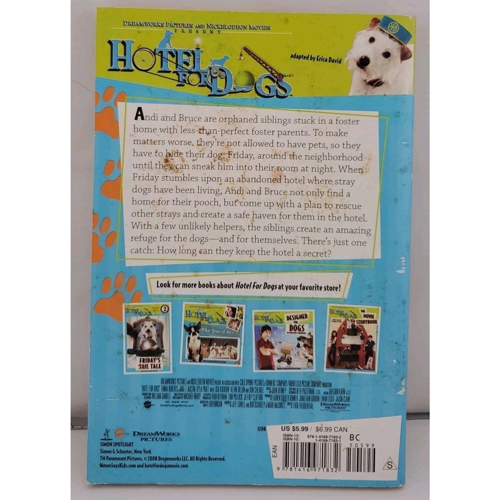 Hotel for Dogs by Erica David (2008, Trade Paperback)