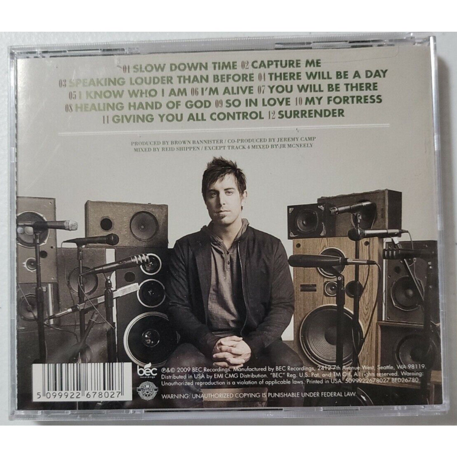 Speaking Louder Than Before by Jeremy Camp (CD, 2008)