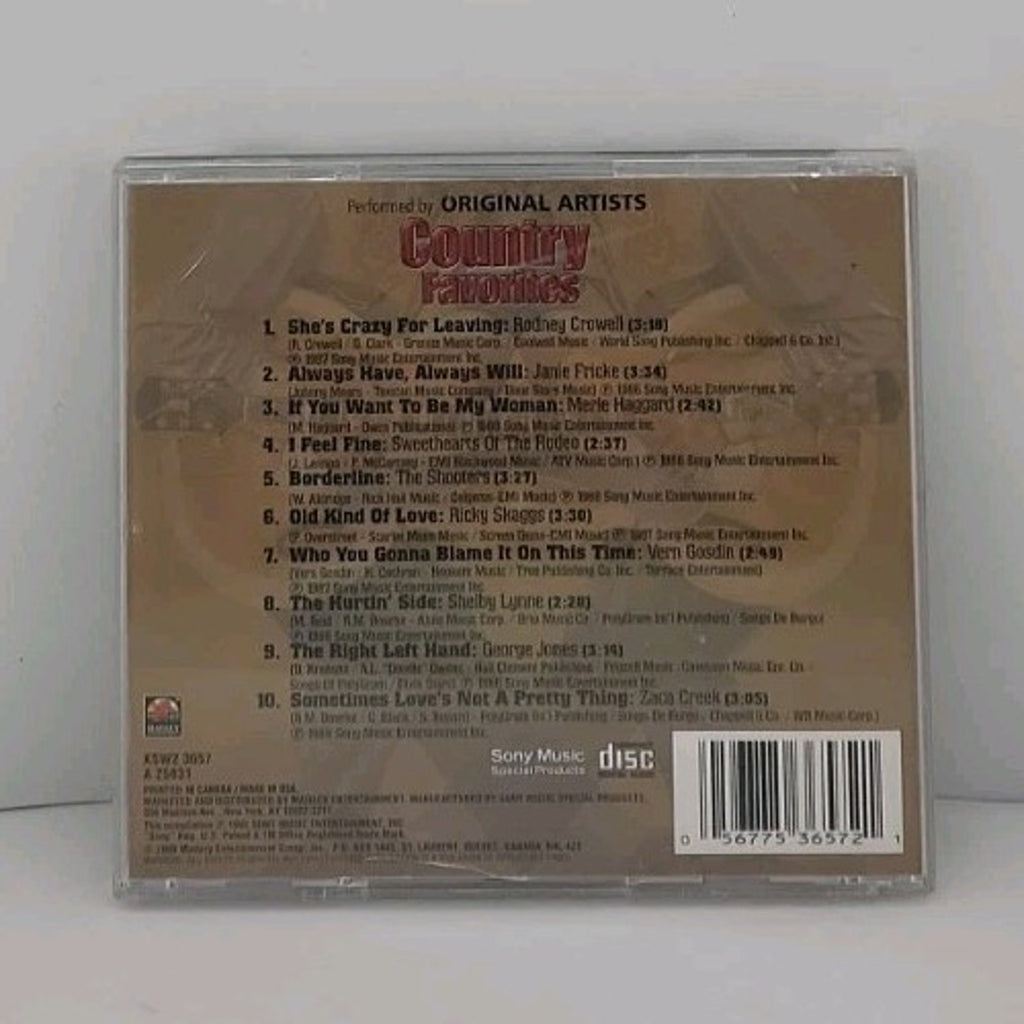 Country Favorites 80's Various CD