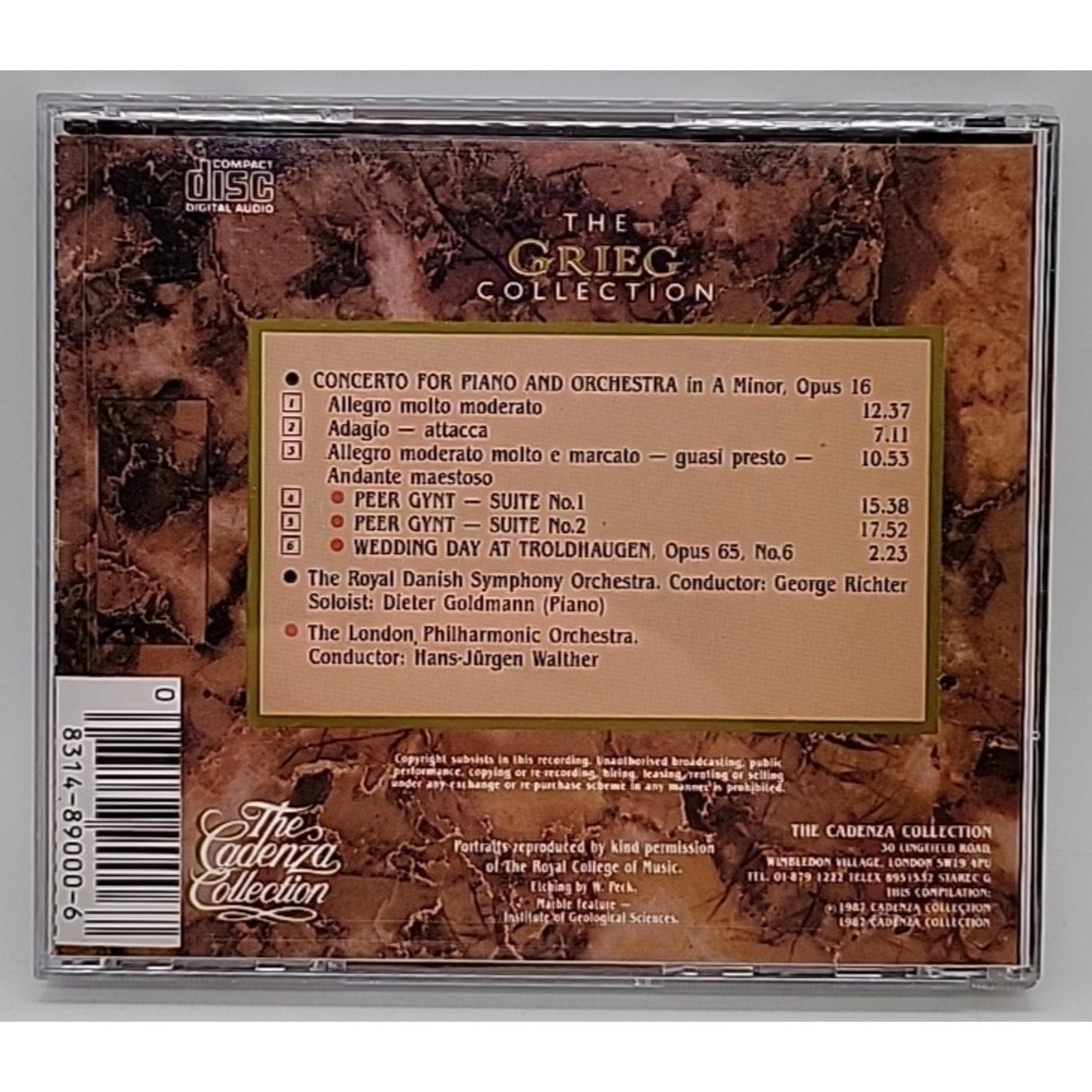 Hans-Jurgen Walther The Grieg Collection (CD)