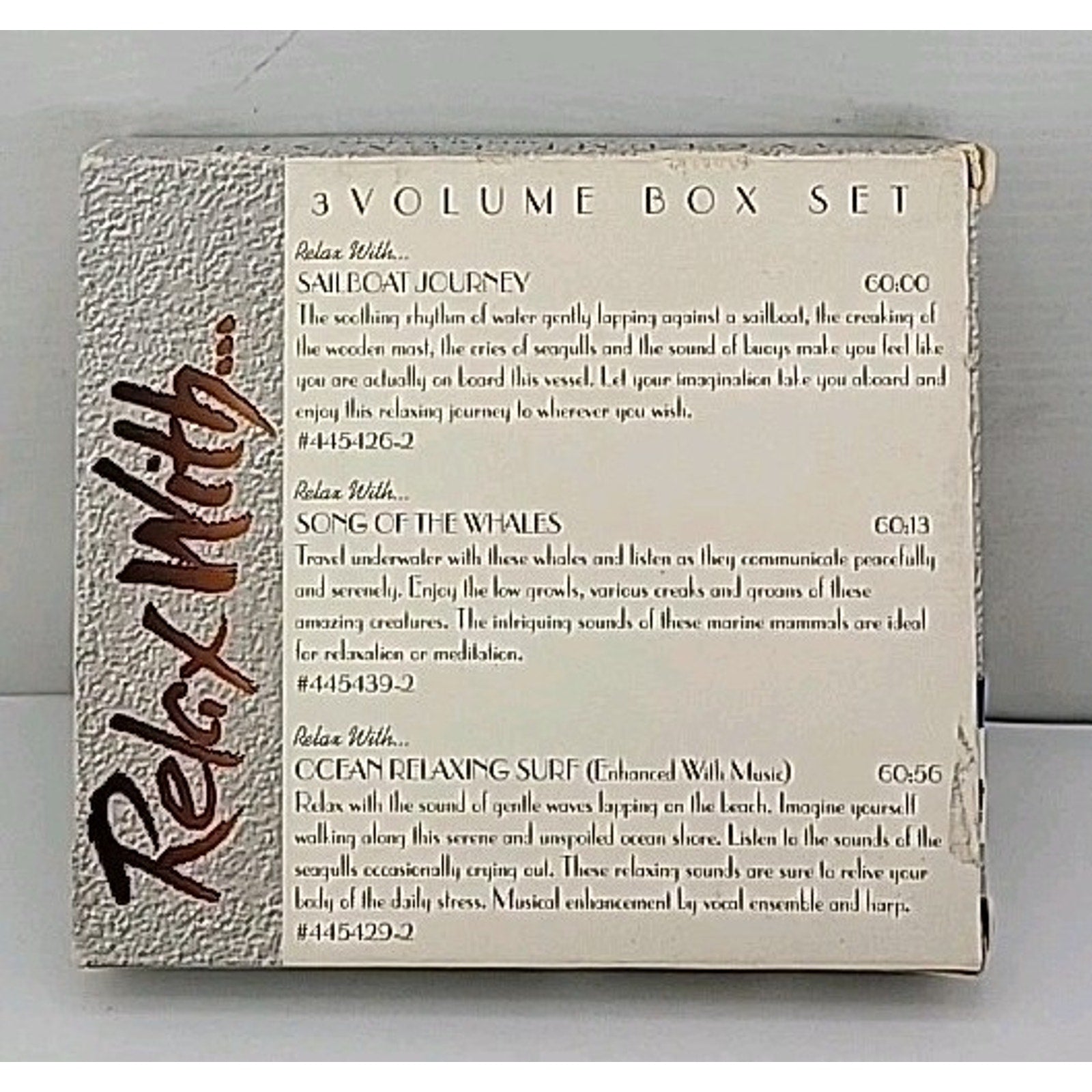 Relax With... 3 Volume CD Box Set