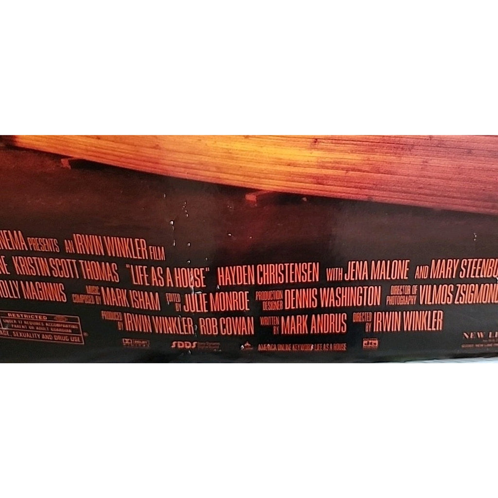 Life as a House 27x40 Original Double Sided One Sheet Movie Poster