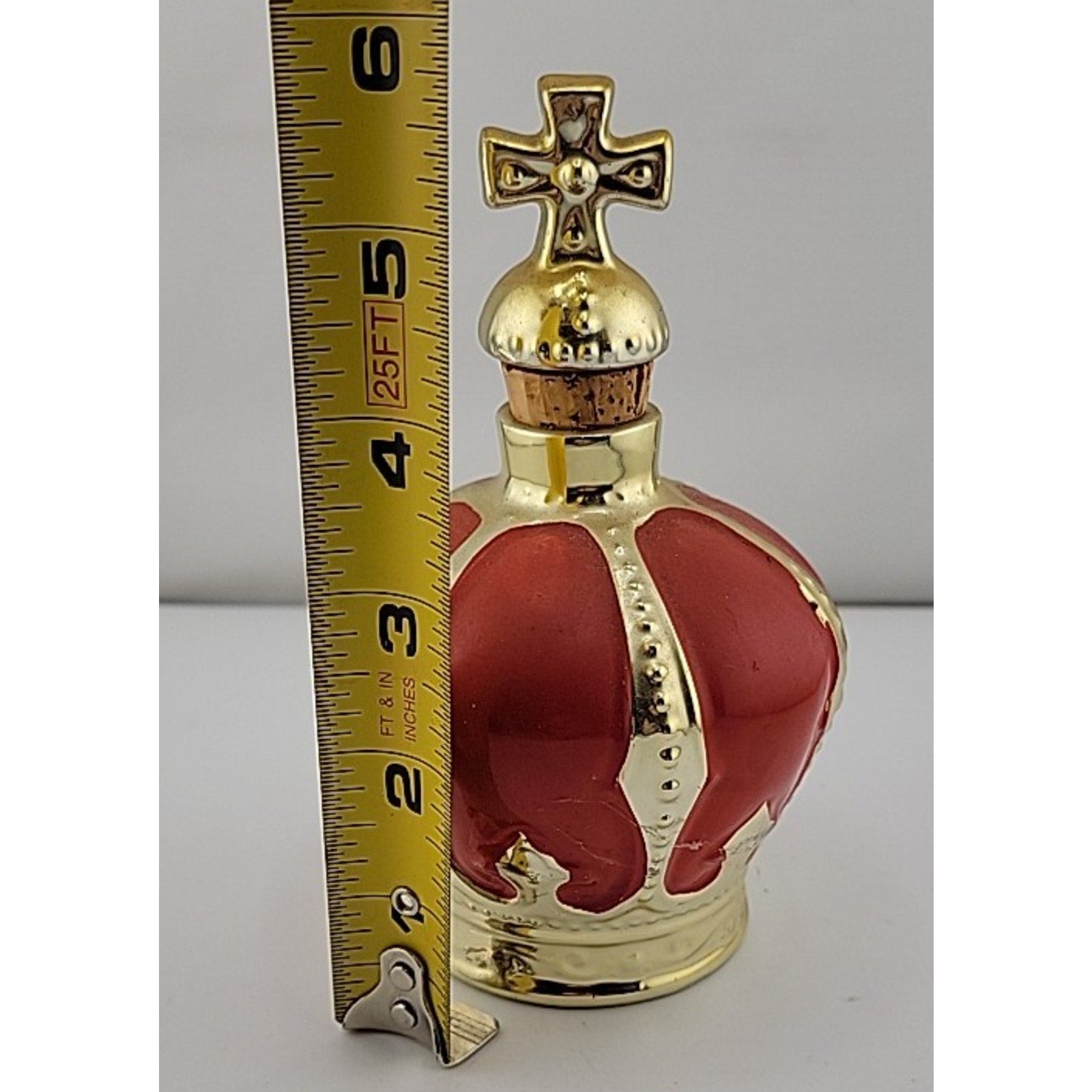 Antique Royal Crown Decanter Perfume - Central European Porcelain, 1920-1930