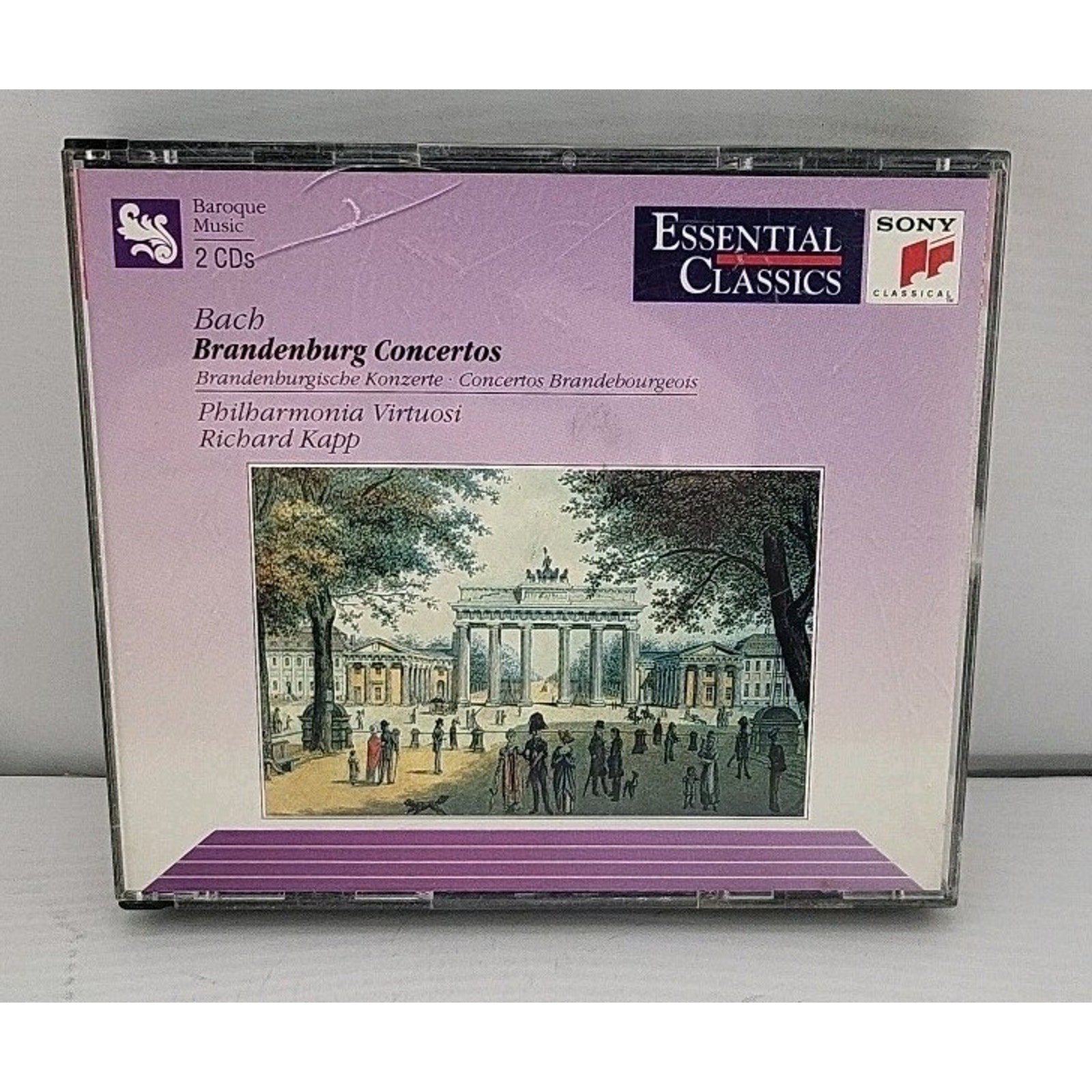 Brandenburg Concertos Complete by Bach, J.S. / Kapp / Philharmonia Virtuosi (CD,