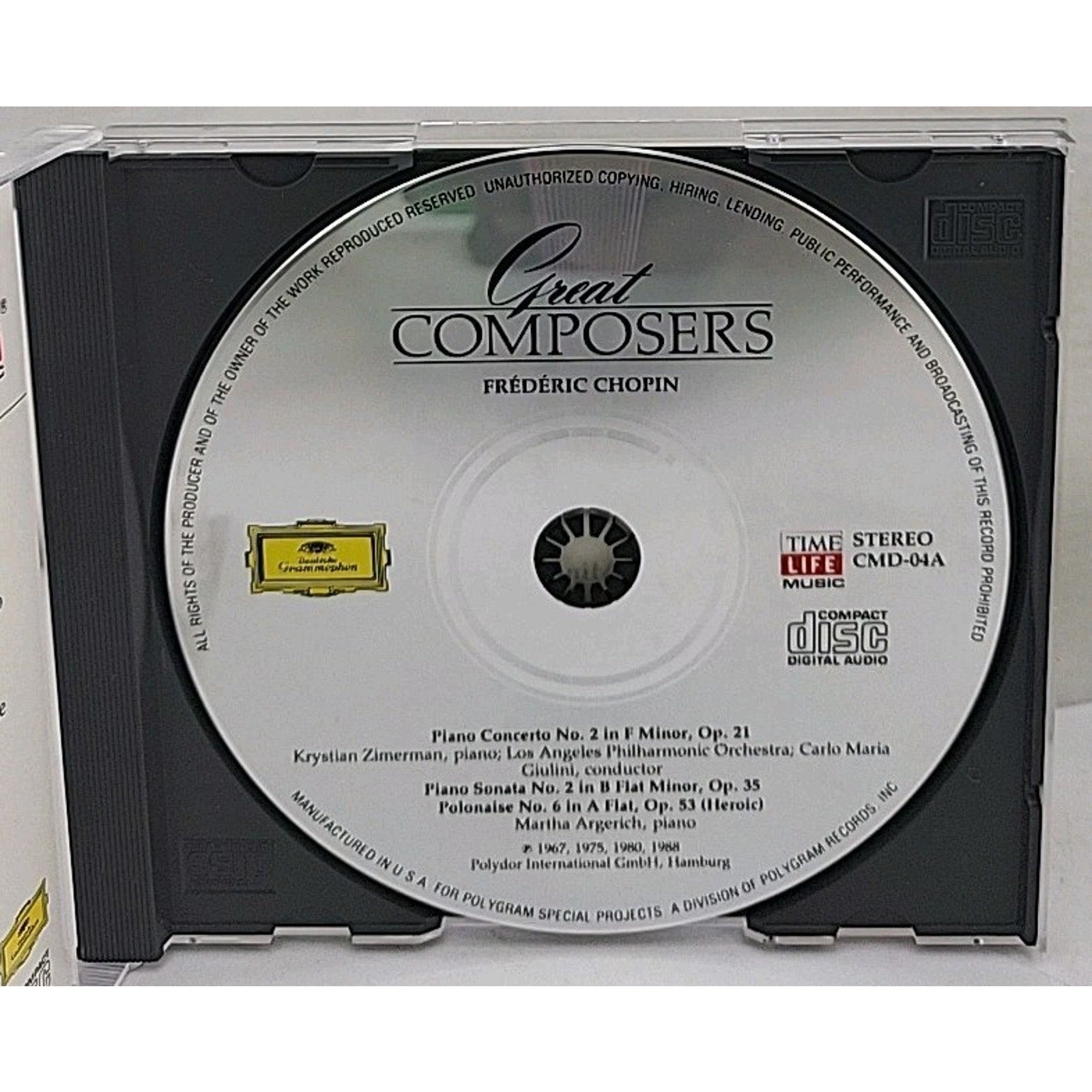 Great Composers Chopin CD