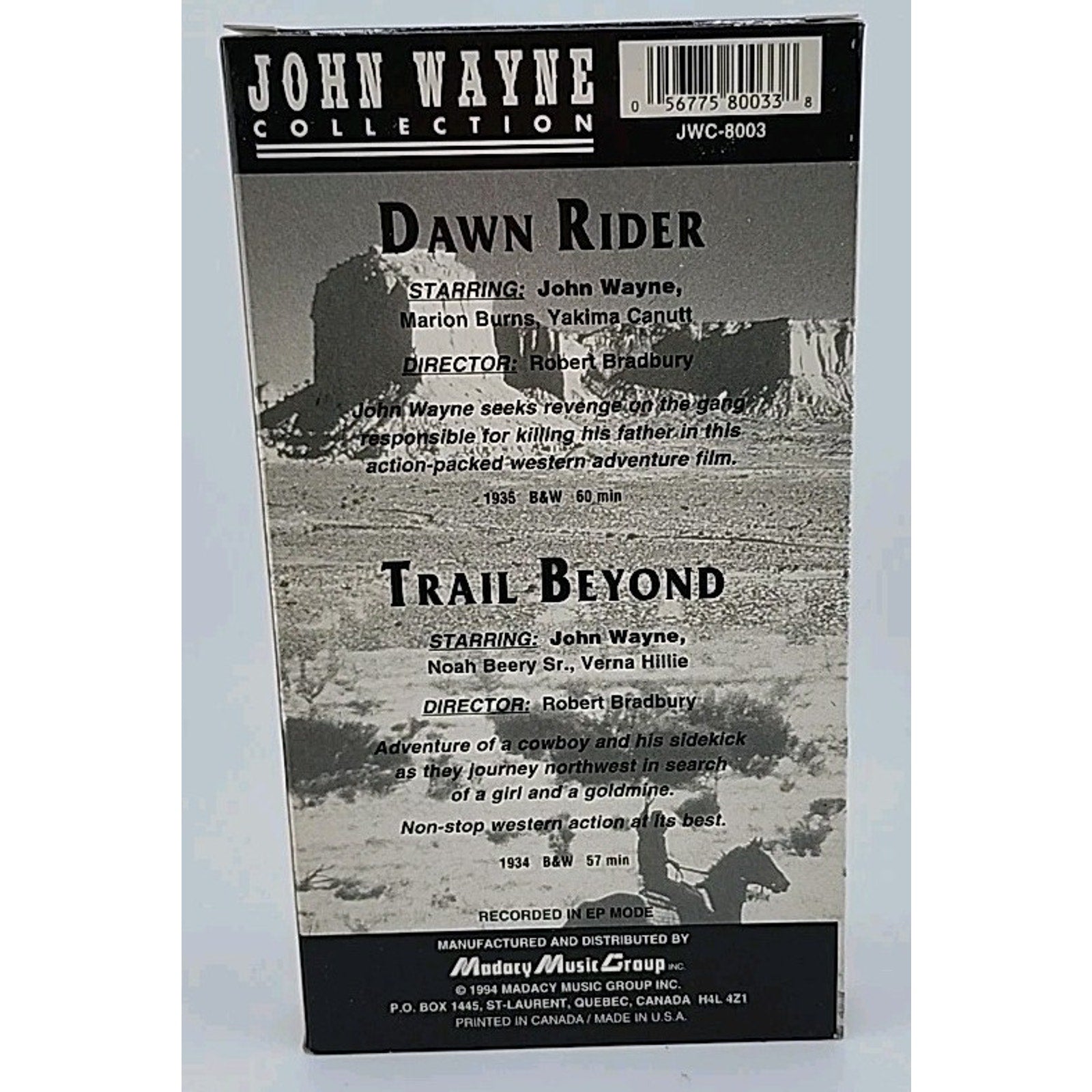 John Wayne Collection 1 (VHS, 1994)
