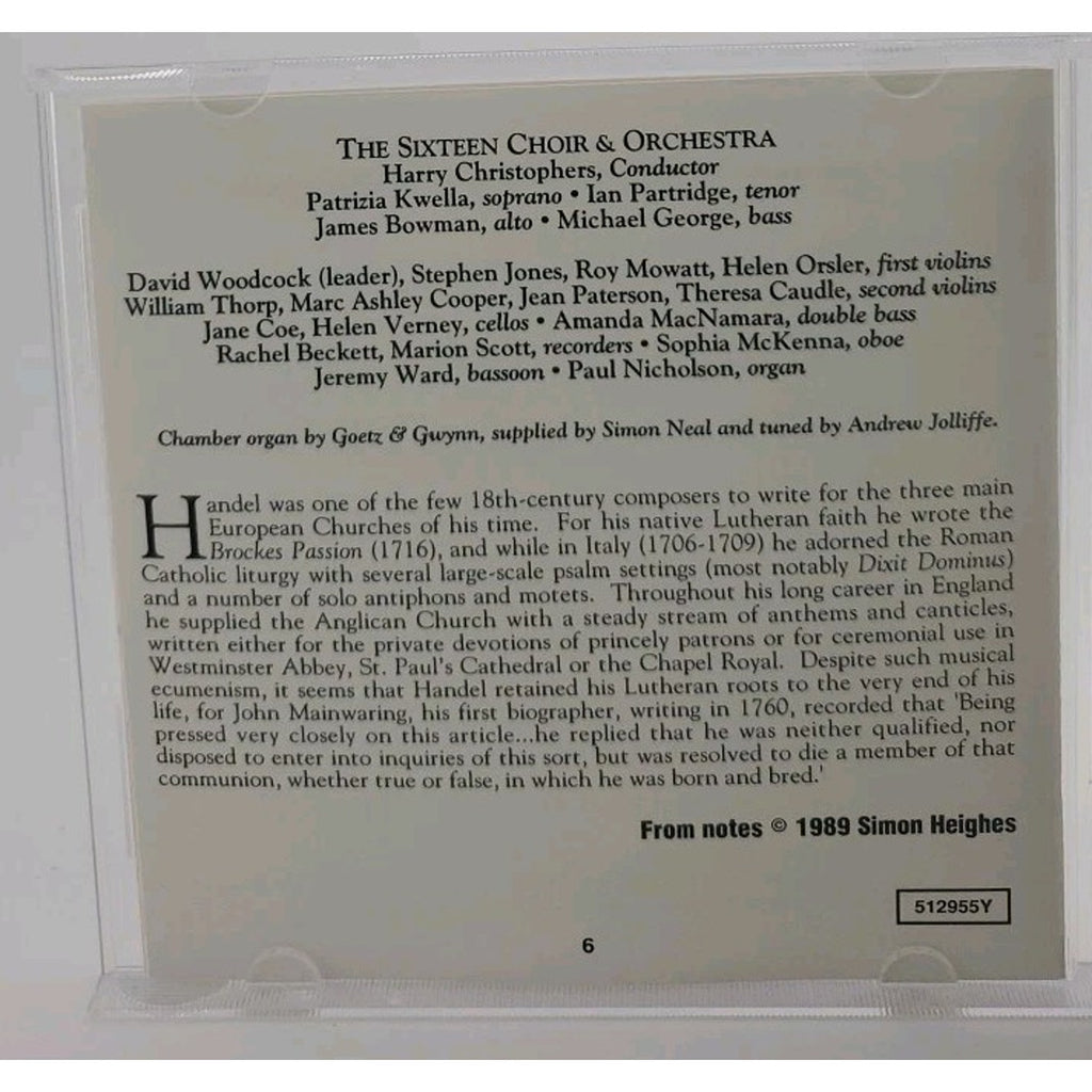 Handel: Chandos Anthems Volume 3 (CD)