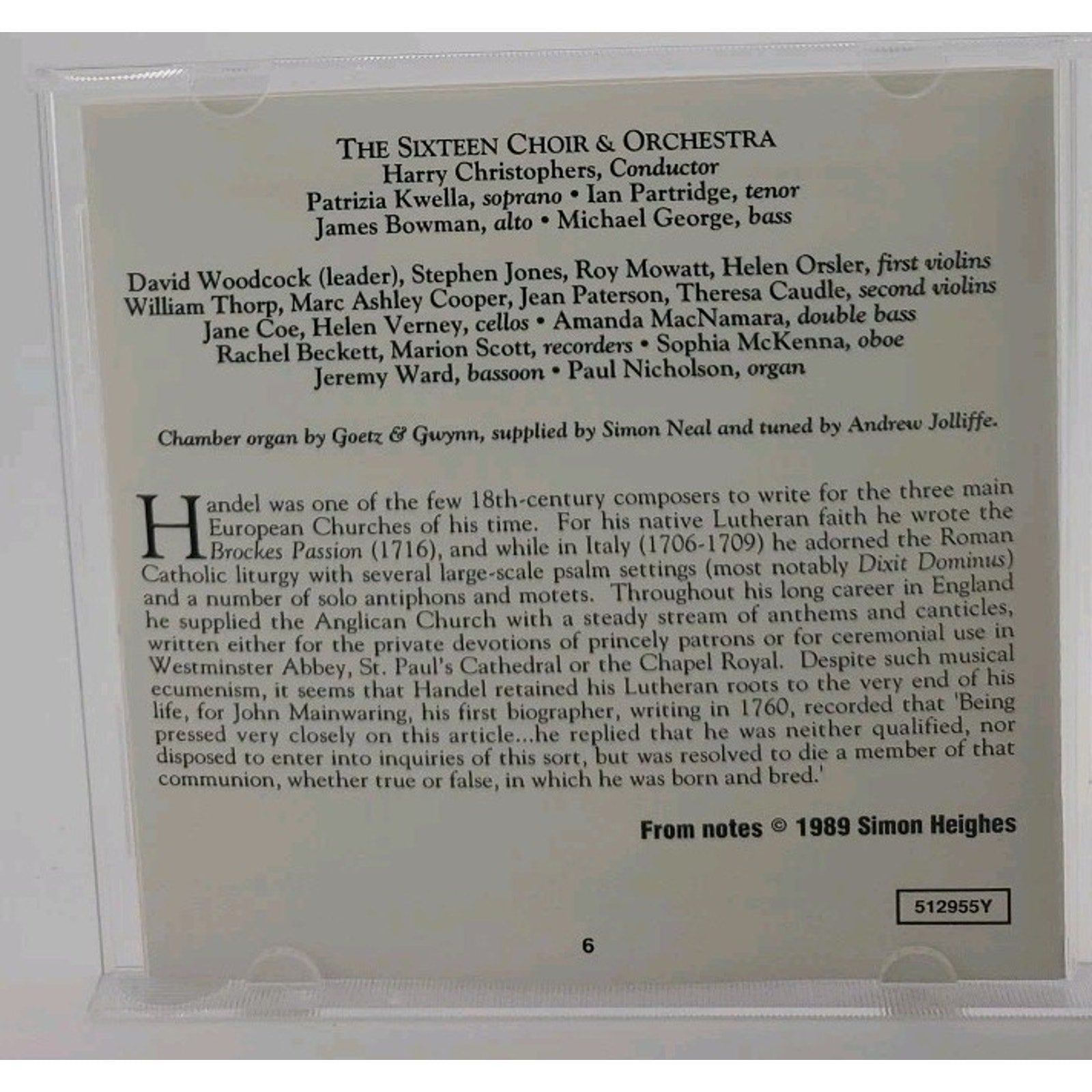 Handel: Chandos Anthems Volume 3 (CD)