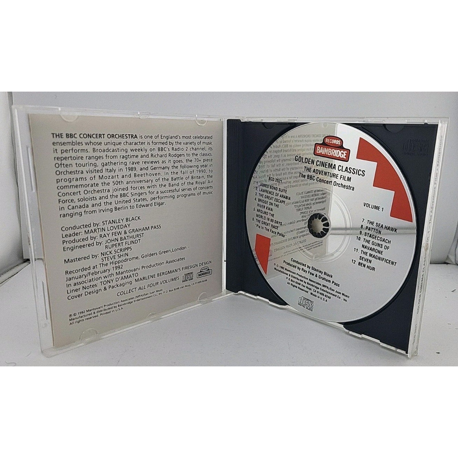 Golden Cinema Classics: Adventure Film, Vol. 1 by BBC Concert Orchestra (CD,...