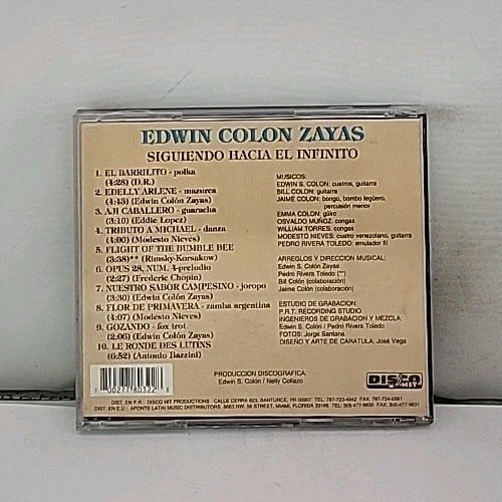 Edwin Colon Zayas - Siguiendo Hacia El Infinito CD