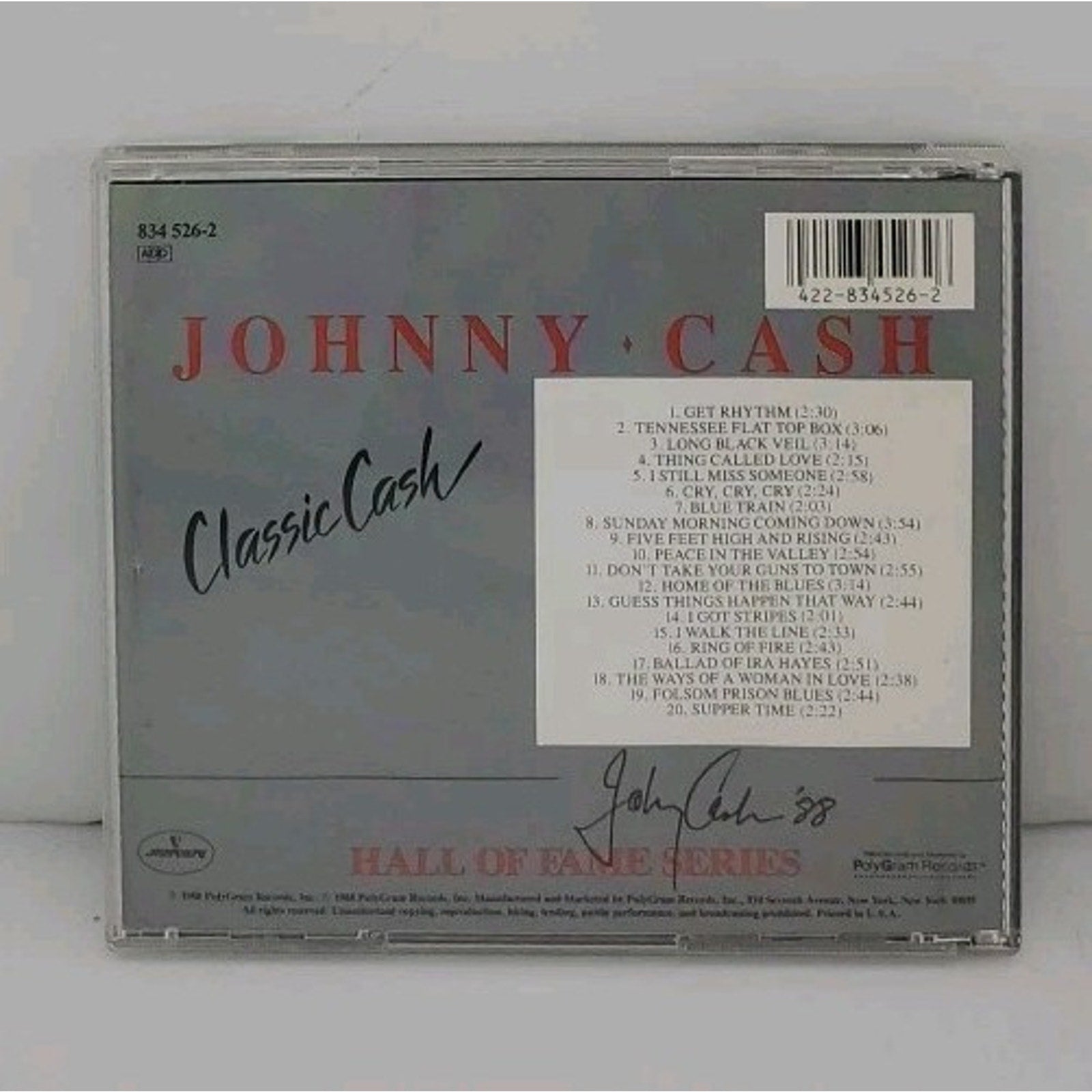 Classic Cash by Johnny Cash (CD, 1990)