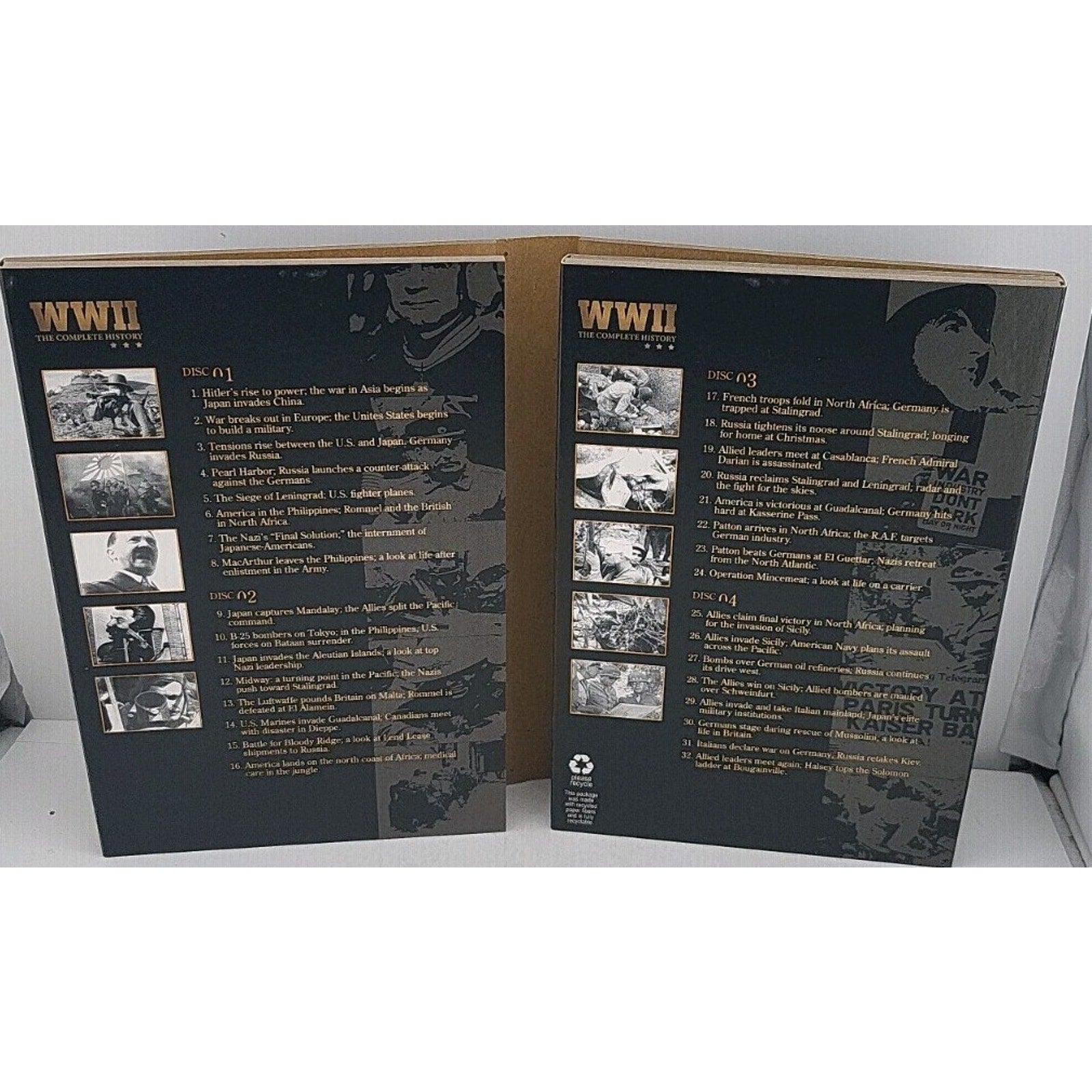 WWII: The Complete History (DVD, 2011, 10-Disc Set)