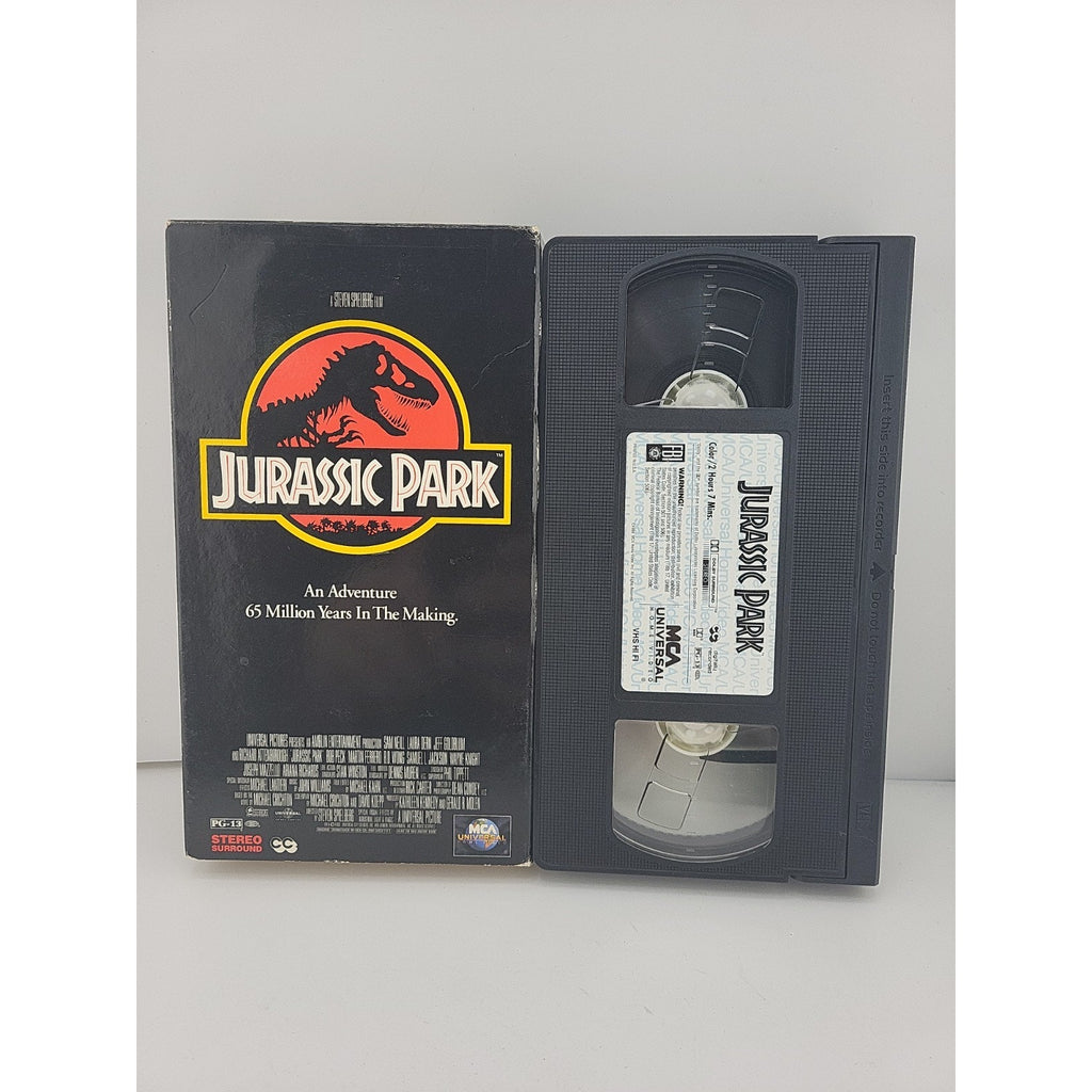 Jurassic Park (VHS Tape, 1993) Steven Spielberg, Jeff Goldblum