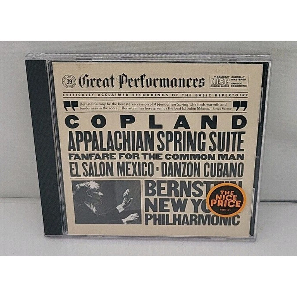 Appalachian Spring Suite / Danzon Cubano by Leonard Bernstein (CD, 1990)