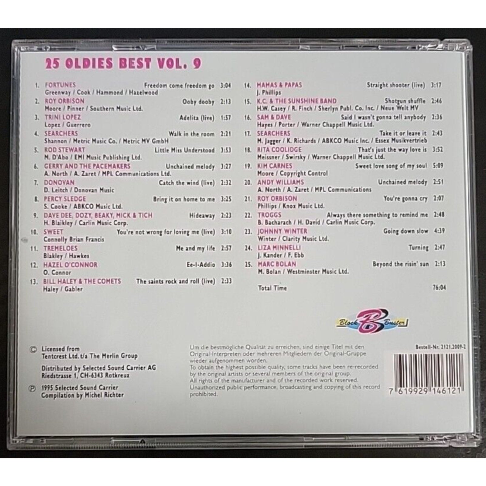 25 Oldies Best Vol. 9 CD