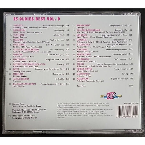 25 Oldies Best Vol. 9 CD