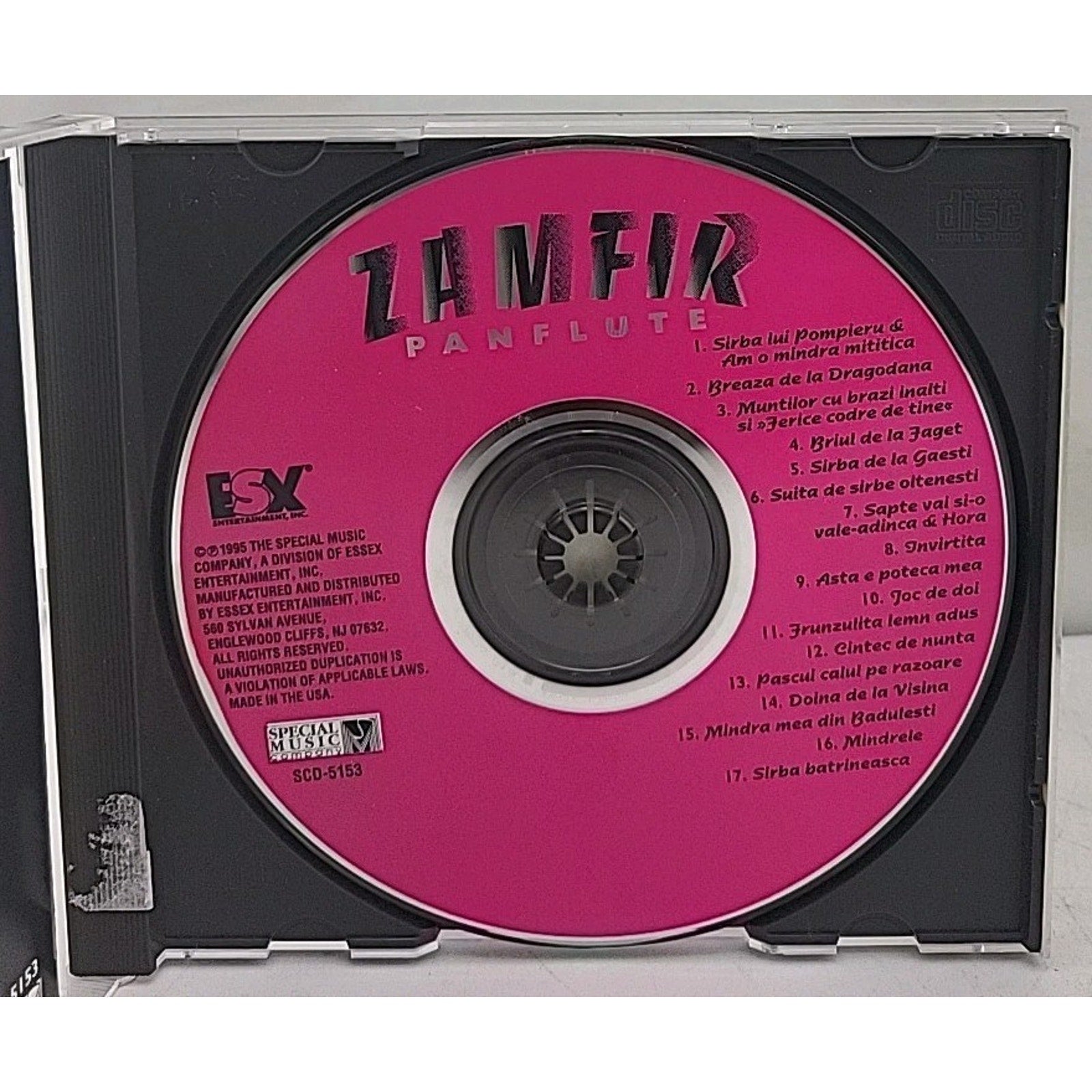 Gypsy Passion by Gheorghe Zamfir (Pan Flute) (CD, May-1995, Special Music...