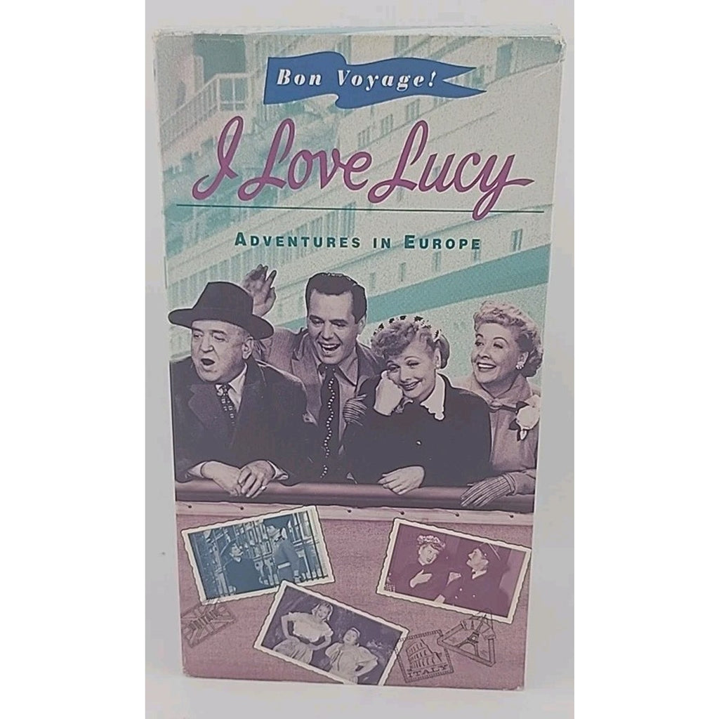 I Love Lucy Adventures in Europe Bon Voyage! (VHS)