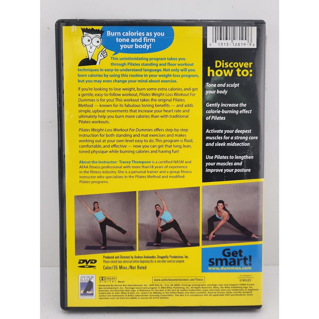 Pilates Weight Loss Workout for Dummies (DVD, 2004)