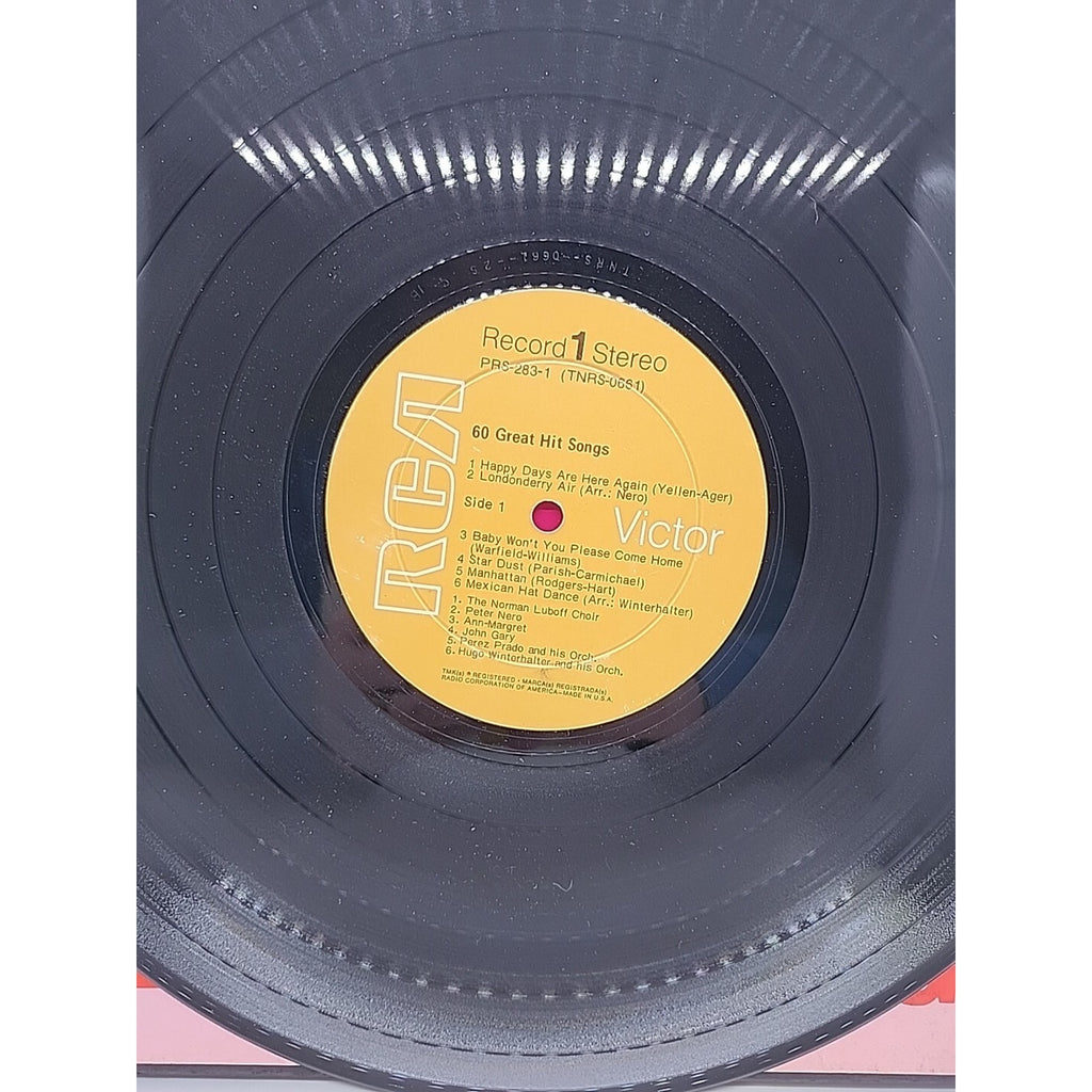 RCA Stereo - 60 Great Hit Songs Various Artists - PRS-283 (Record)