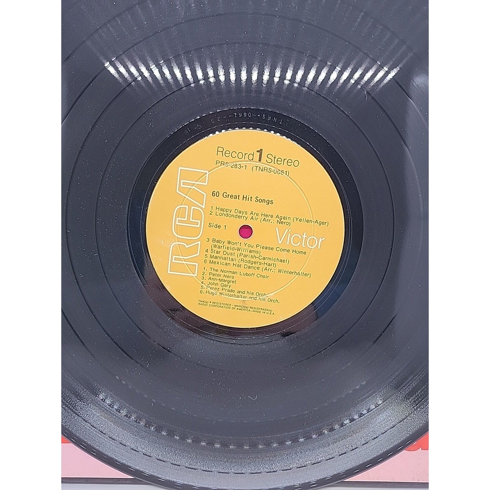 RCA Stereo - 60 Great Hit Songs Various Artists - PRS-283 (Record)