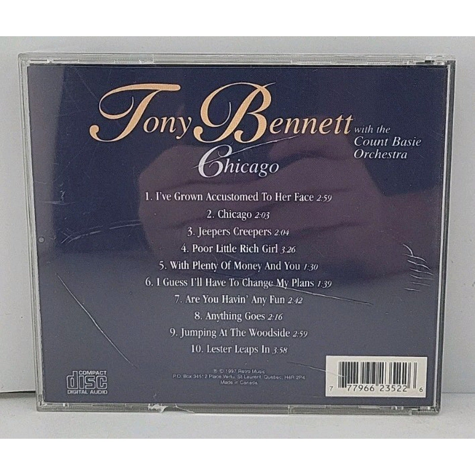 Tony Bennett with the Count Basie Orchestra "Chicago", CD
