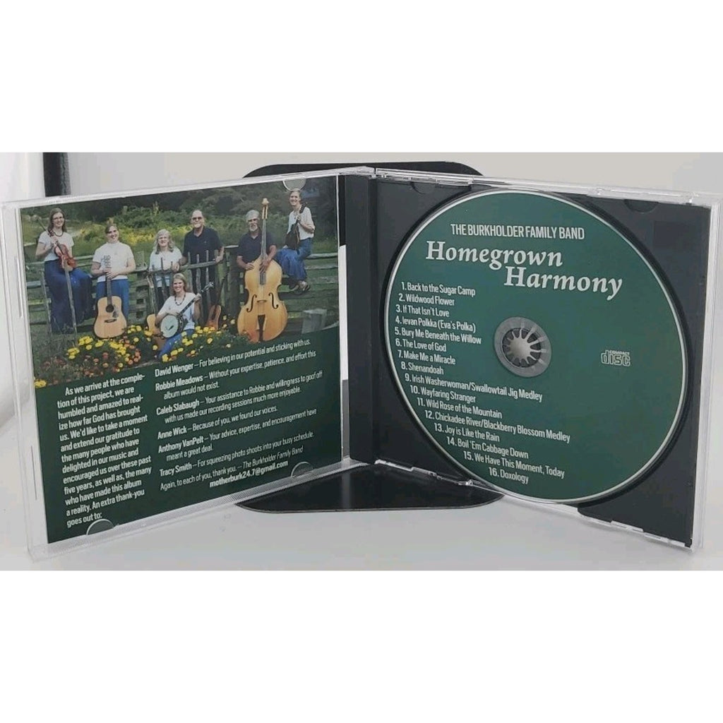 Homegrown Harmony CD - The Burkholder Family Band
