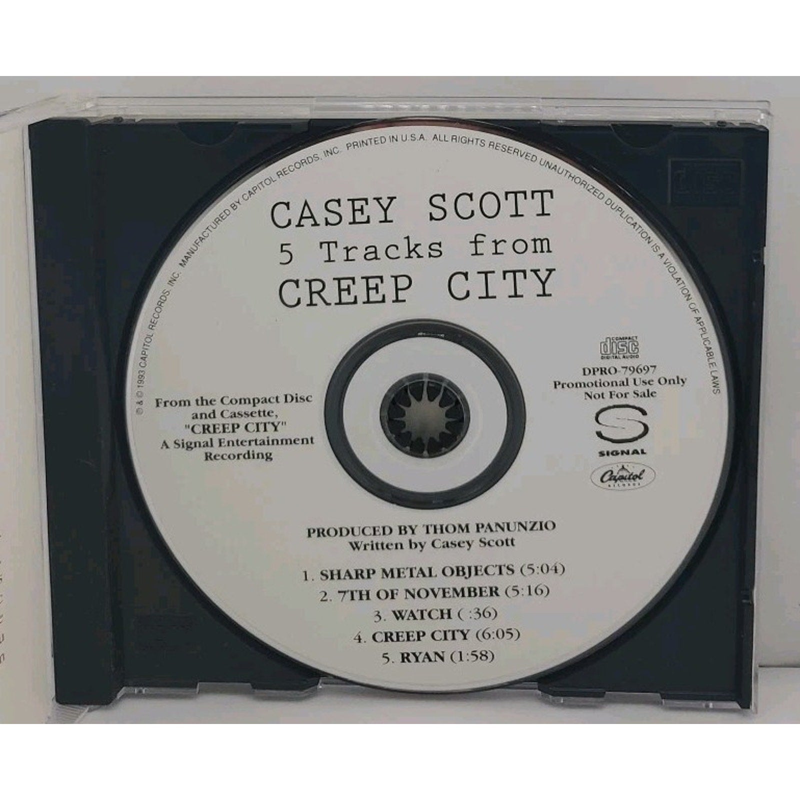Creep City by Casey Scott (CD, May-1993, Signal)