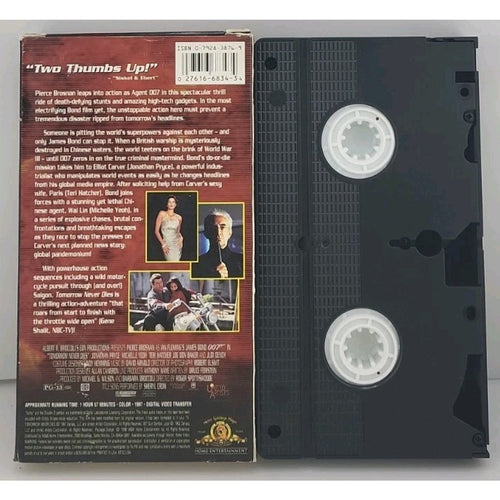 007 - Tomorrow Never Dies (VHS, 1998)
