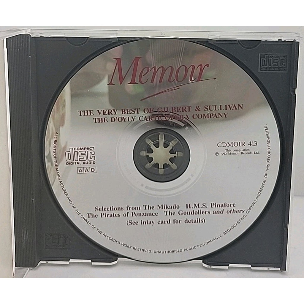 The Very Best of Gilbert & Sullivan - 1992 Memoir CD