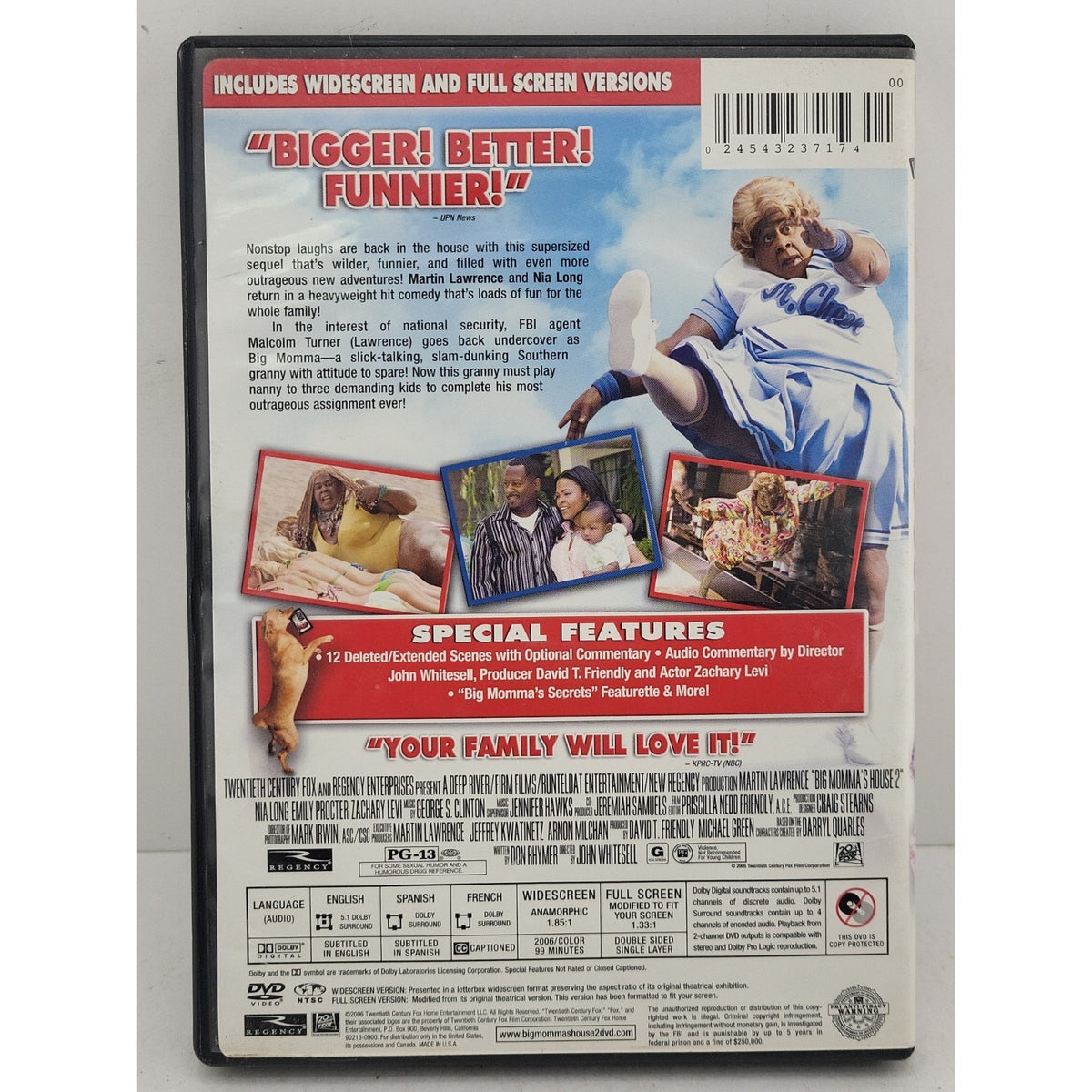 Big Momma's House 2 (DVD, 2006)